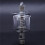 10X 50mL Engine Machine Lubricator Oil Gravity Drip Feed Oiler Clear+Silver 2
