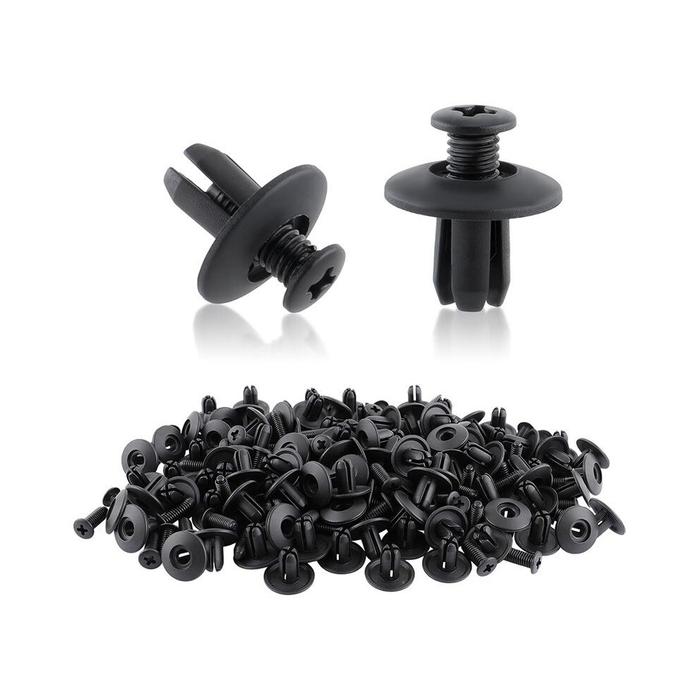 100Pcs Nylon Expansion Rivets Liner Door Trim Panel Bumper Shield Retainer Fastener Rivet Push Type Clips For Car Body 6033469344822