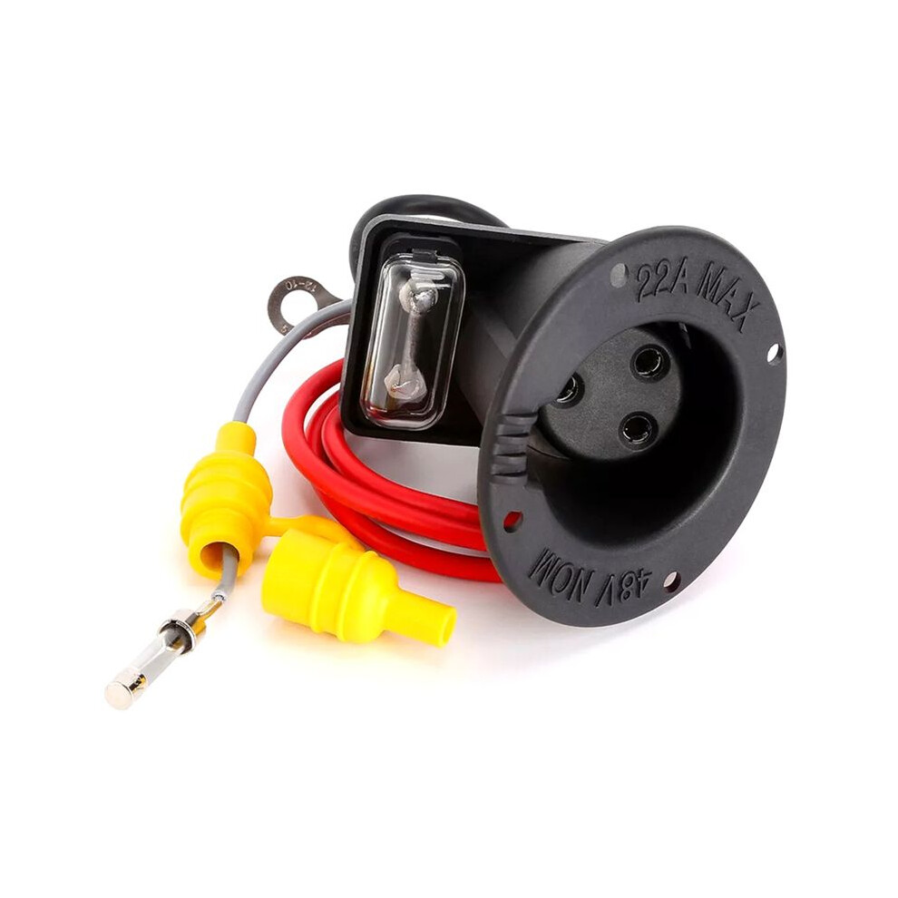 48V Charger Receptacle & Fuse Assembly For Club Car Cart 1995- 101802101 4712888583648