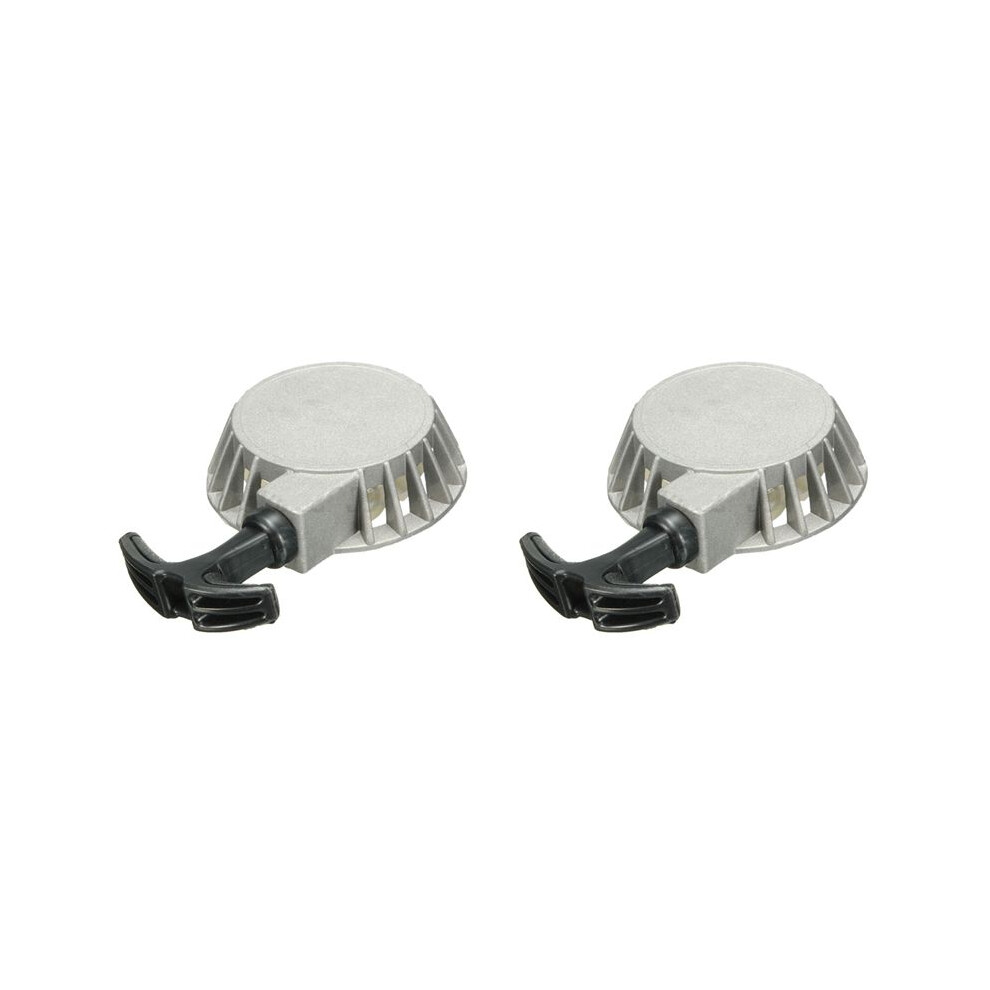 2X Pull Start For 49Cc Moto Pocket Dirt Pit Bike Atv Aluminum Silver 4714126671452