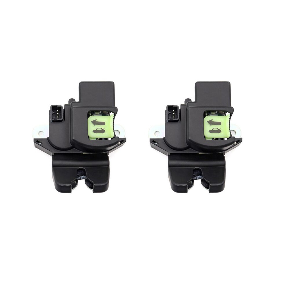 2X 81230-A7020,801230-A7030 Tailgate Boot Lid Trunk Lock Actuator For K3 Cerato Forte 2013-2018 Black 6033019104210