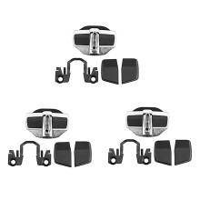 3 Ensemble Stabilisateur de Porte Protecteur de Serrure de Porte Loquets Couvercles de ButéE pour Accord CRV HRV