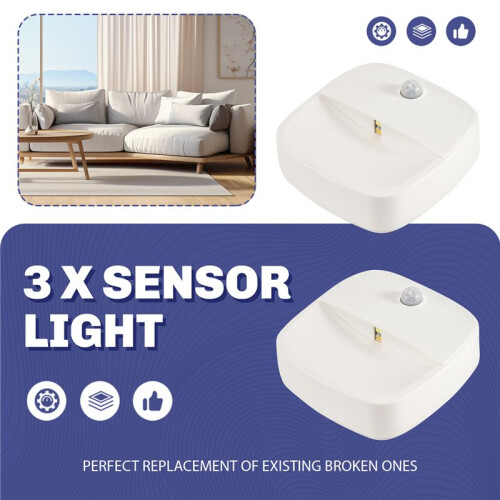 Indoor Motion Sensor Light,Battery Operated LED Night Light, Automatic Stair Night Light for Hallway,Orientation Light 2