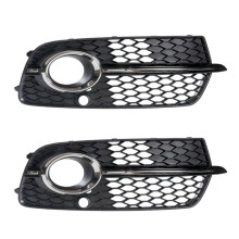 2X Honeycomb Frontstoßstange Rechts Außengrill Rechts Nebel Scheinwerfer Abdeckung für Q5 S- 2013-2017 8R0807682N