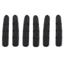 6 Pairs Road Bike Brake Pads Shoes for Alloy Rims Dura Ace Ultegra 105 Bicycle V Brake Shoes Durable Bicycle Brake Tools