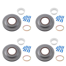 4X MPS6 6DCT450 Transmission Gearbox Front Sealing Cover Seal Powershift Piston Clutch for Gearbox