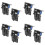 8X New Windshield Washer Sprayer Nozzle Windscreen Nozzle Jet 61667183343 for - X1 E84 / X6 E71 E72 1