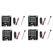 4X VC-02-Kit AI Intelligentes Offline-Spracherkennungs-Steuermodul-Entwicklungsboard
