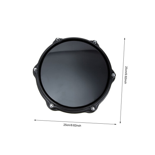 Silent Drum Practice Pad Set with EVA Mat, Noise Reduction, Realistic Rebound for Beginners 1