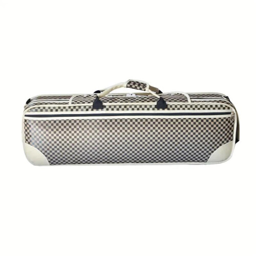 3/4 Violin Hard Case, Rectangular Oxford Cloth Foam, with Hygrometer 2