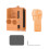 for  Osmo Pocket 3 Desktop Bracket Base+Screen Protective Case Adjustable Durable Stand Mount Orange 1