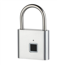 Keyless Fingerprint Padlock USB Charging Fingerprint Lock Waterproof Door Lock 0.2sec Unlock Security Padlock B