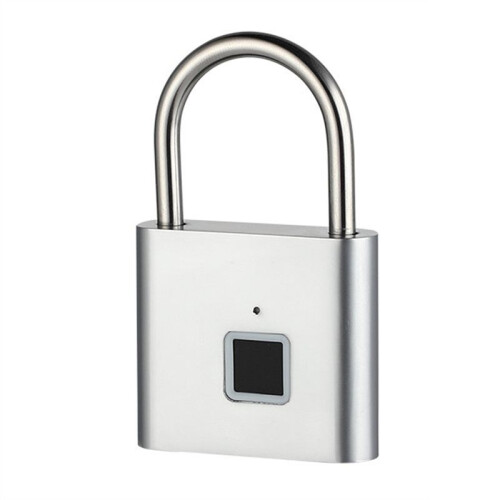 Keyless  Fingerprint Padlock USB Charging Fingerprint Lock Waterproof Door Lock 0.2sec Unlock Security Padlock B