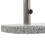 Base de pie para sombrilla de granito semicircular 10 kg gris 2202089 3