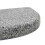 Base de pie para sombrilla de granito semicircular 10 kg gris 2202089 4