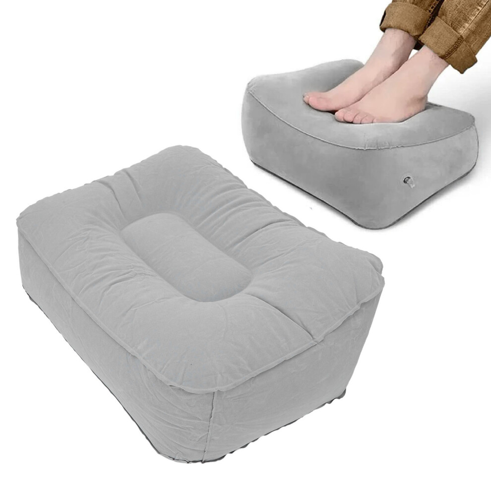 Portable Air Pump Foot Rest Pillow