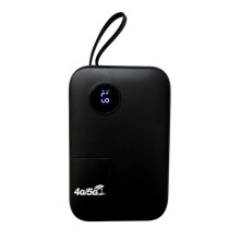 4G LTE WiFi-Router 150 Mbps 4G Trådlös Router 10000mA Batteri Bärbar Fick-Wifi-Hotspot med SIM-Kortplats SVART
