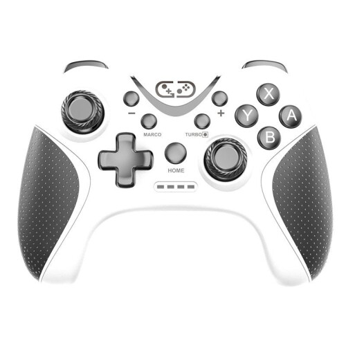 For Switch2 NS Pro Wireless Gamepad for  Lite OLED PC Android Continuous Vibrations Game Controller Black&White 1