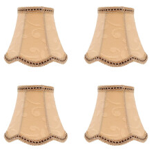 4X Table Lamp Shade Fabric Cloth Clip Light Shades Lamp Cover Drum Shade Lampshade Bulb for Floor Lamp Home