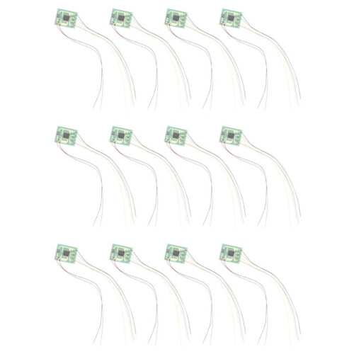 12Pcs DIY Scale Construction Sand Table Model Circuit Board Traffic Light Signal Model HO Scale Train Railway Miniature
