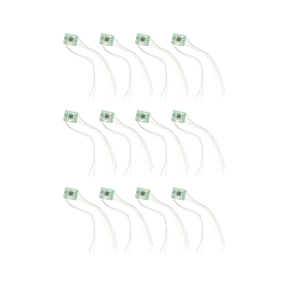 12Pcs Diy Scale Construction Sand Table Model Circuit Board Traffic Light Signal Model Ho Scale Train Railway Miniature 4713643303082