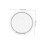 2pcs White Drum Mute Pads Noise Reduction Single Pedal Practice Set Easy Installation 2