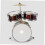 2pcs White Drum Mute Pads Noise Reduction Single Pedal Practice Set Easy Installation 5