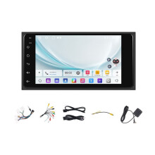 7 Tum Android 15 Car Radio Carplay Android Auto Multimedia Player för RAV4 Camry Prado Hilux Tundra 4Runner,2G+64G