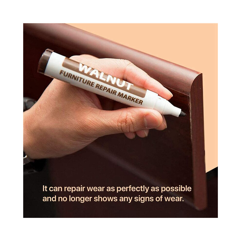 Furniture Repair Kit Wood Markers - Set Of 34 - Markers And Wax Sticks With Sharpener Kit, For Scratches, Wood Floors 4713120674711