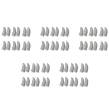 18-Pin Carbon Fiber Finger Sleeves for PUBG Mobile Games Contact Screen Finger Sleeves White(60 Pcs)