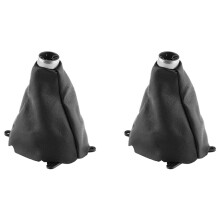 2X Car Gear Gaiter Shift Shifter Boot Manual PU Leather for   2006-2011 77298-SNA-D01ZA