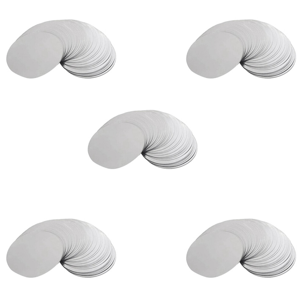 Typecat Silver 750 Pcs 3 Inch Wine Pourer Discs Drip-Proof Drip Pouring Pour Spout Pour Wine Thin Slice