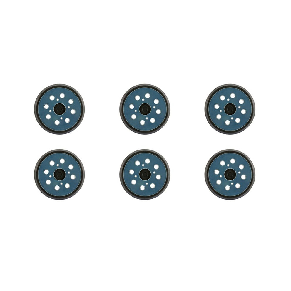 6Pcs 8 Holes 125Mm Hook Loop Sanding Backing Pad For Orbital Sander Disk Discs Cable Backup Stick Pad 6033698460355
