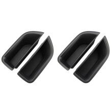 2X Car Front Door Handle Armrest Container Holder Tray Storage Box for S80 XC70 V70 Car Organizer Accessories