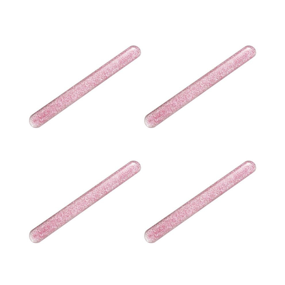 4X Glass Nail File Crystal Nail Shiner   Buffers Block with Portable Case for Natural Nails