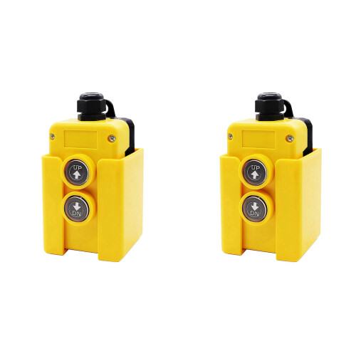 2X Dump Trailer Remote Control  12V   Down Control  Hydraulic Pump Power Acting Lift Unloading Truck