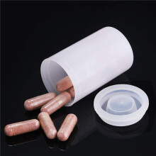 200PCS Plastic Empty Film Canister Camera Reel Container Storage Case Can for Accessories Art Bead Coin Pill White