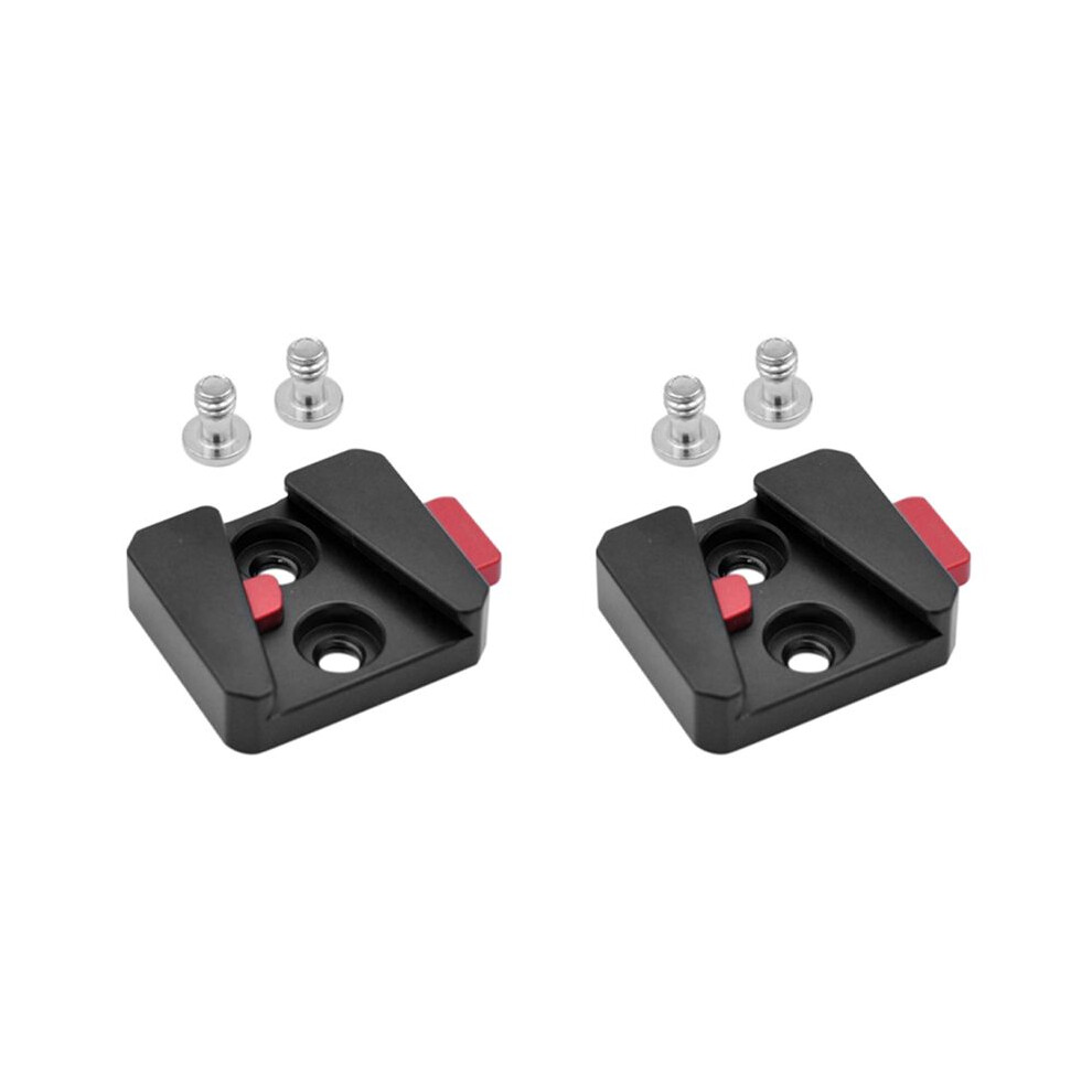 Photos - Other Photo Accessory 2X 1/4 Universal V Mount Battery Quick Release Plate Adapter Accessories Portable Single Base for All Ptz and Camera