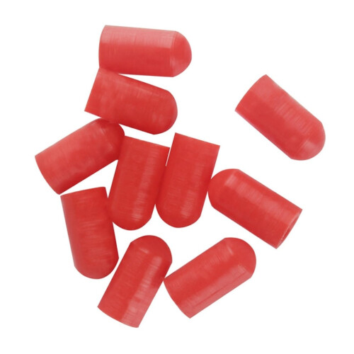 Silicone Drumstick Tips 10 Pack, Drumstick Silencers for Quiet Practice, Tip Covers and Protectors 2