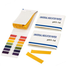 8 Set 160 Strips 1-14 PH Litmus Paper Ph Test Strips Water Cosmetics Soil PH Test Paper Strips with Control Card