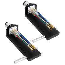 2X Vinylskiva Phono Stylus Cartridge Rack Skivspelare Headshell