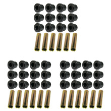 3 Set Rear Leaf Spring for Club Car Gas Electric Cart Bushing and Sleeve Kit, 1015583 1012303 1992