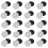 40PCS 5 Inch(125mm) 8-Hole Soft Sponge Interface Pad for Sanding Pads and Hook and Loop Sanding Discs 1