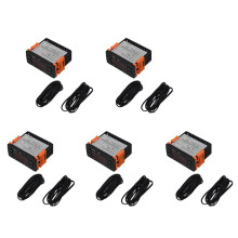 5X ETC-974  Temperatur Regler Kühlschrank Thermostat Regler Thermoregler Thermoelement NTC Dual Sensor