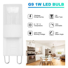 6X G9 Blanc Chaud LED Ampoule Lampe Lumiere Projecteur Haute Puissance 1W AC 220-240V HOT