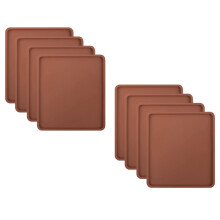 8PCS Silicone Dehydrator Mats with - Silicone Sheets Compatible , Nonstick Silicone Tray Liner, High Temperature