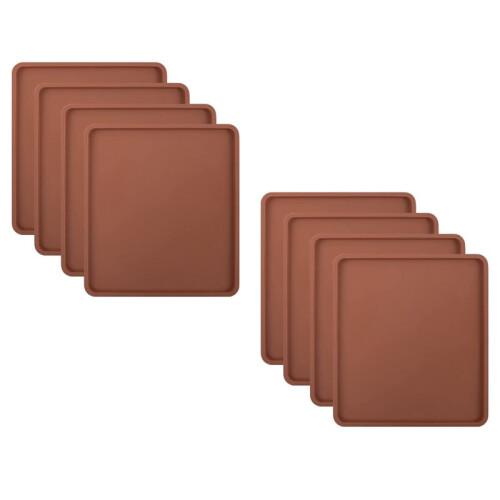 8PCS Silicone Dehydrator Mats with  - Silicone Sheets Compatible , Nonstick Silicone Tray Liner, High Temperature 1