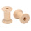 40Pcs Wooden Empty Thread Spools Natural Color 29mm X23mm 5