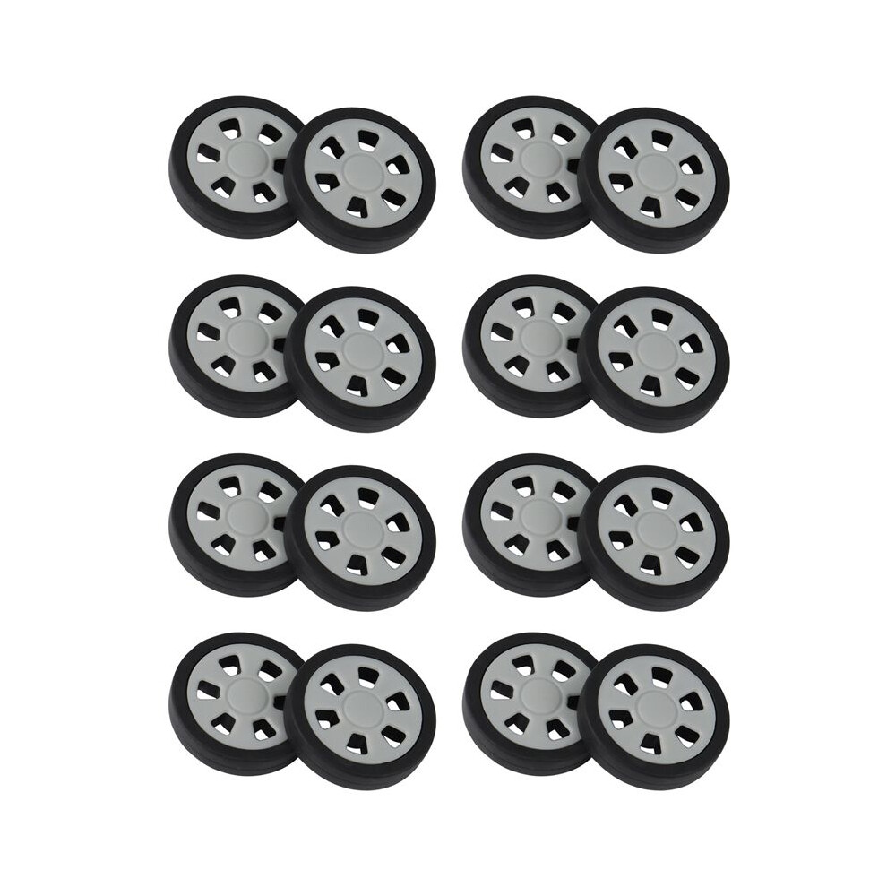 8X Luggage Accessories Wheels Aircraft Suitcase Pulley Rollers Mute Wheel Wear-Resistant Parts Repair 55X12mm 6032845768719