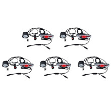 5X for Bafang BBS01 BBS02 BBSHD Mid Drive Motor Electric Bike Light Set with Brake Turn Signal Bike Light